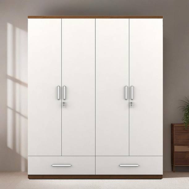SPACEWOOD Apex Engineered Wood 4 Door Wardrobe