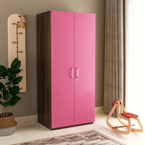 Floresta Wud Engineered Wood Wardrobe Closet With Dividable Storage For Bedroom/ Kids Room | Engineered Wood 2 Door Wardrobe
