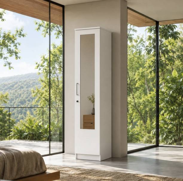 Wudhaus Engineered Wood 1 Door Wardrobe