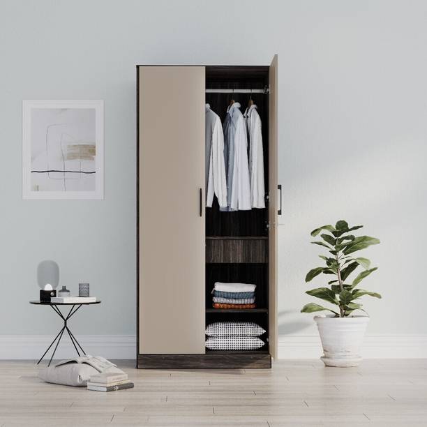 Wakefit Cashmere Plus Engineered Wood 2 Door Wardrobe