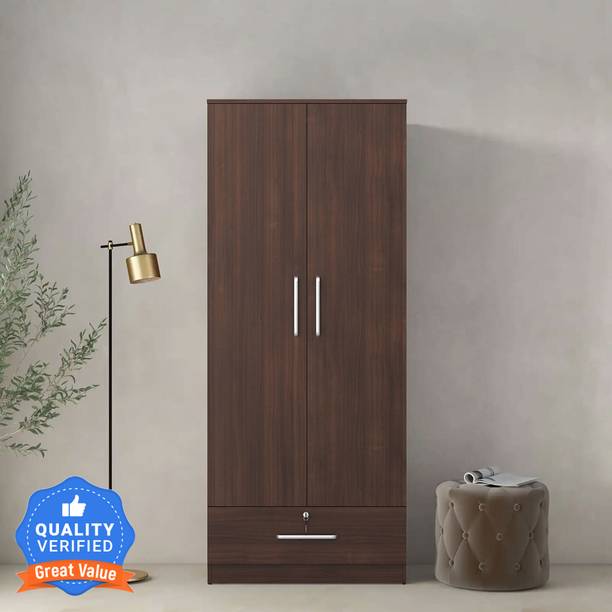 Mintwud from Pepperfry Souma Engineered Wood 2 Door Wardrobe