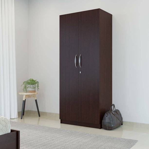 Floresta Wud Engineered Wood Studio LILLIAN 2 DOOR Wardrobe Best Wardrobe For Bed Room Engineered Wood 2 Door Wardrobe