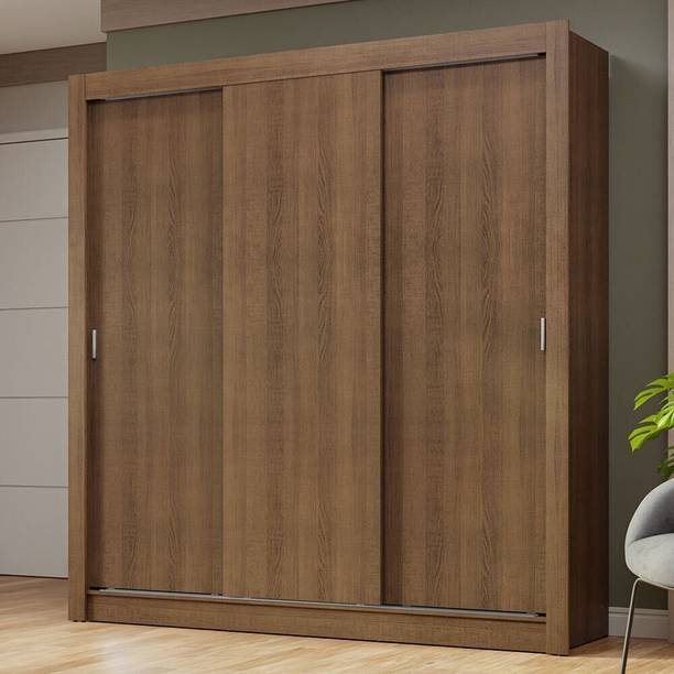Madesa Nobre Couple Wardrobe Engineered Wood 3 Door Wardrobe