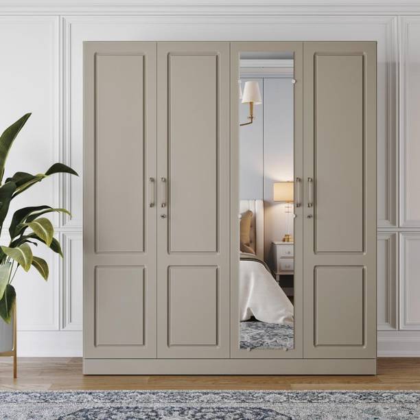 Wakefit Tyrian Engineered Wood 4 Door Wardrobe