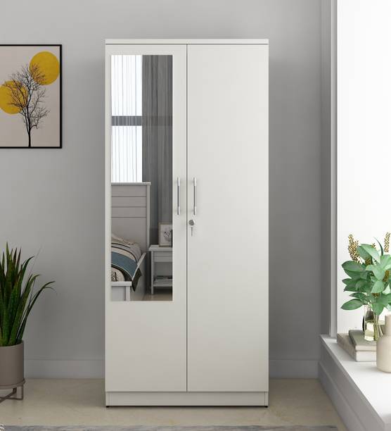 SPACEWOOD CARNIVAL Engineered Wood 2 Door Wardrobe