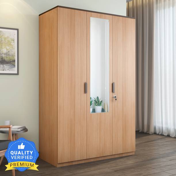 Nilkamal Milford Engineered Wood 3 Door Wardrobe