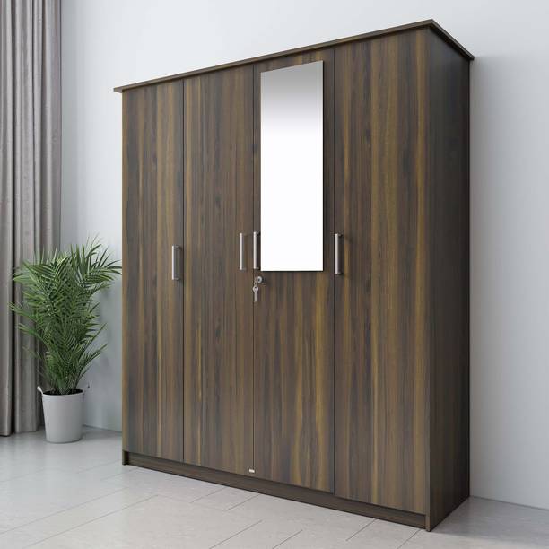 Flipkart Perfect Homes Julian Engineered Wood 4 Door Wardrobe