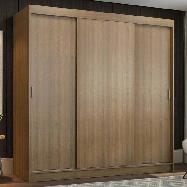 Madesa Reno Couple Wardrobe Engineered Wood 3 Door Wardrobe