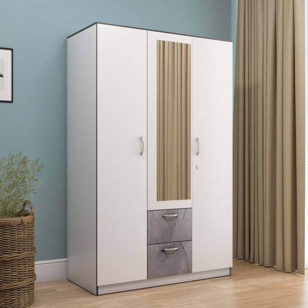 Nilkamal Marbito Engineered Wood 3 Door Wardrobe