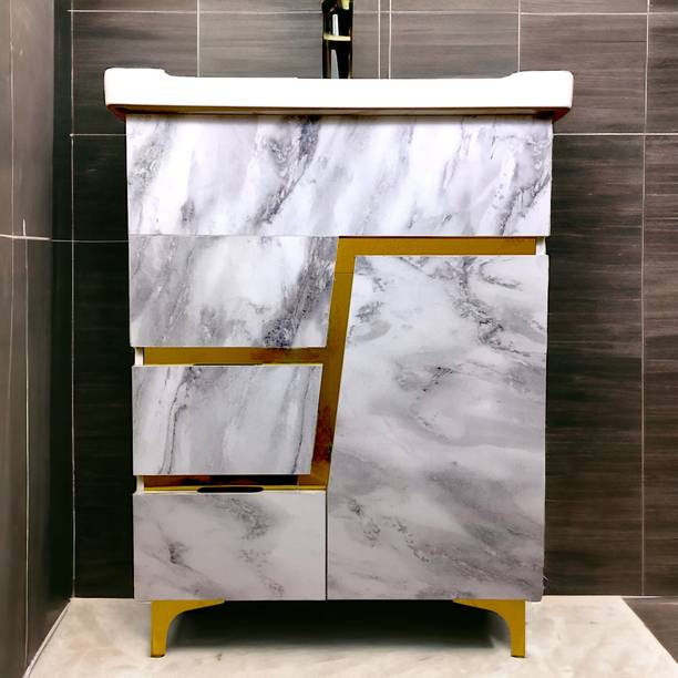 BOBBYEXPORT Z Gold Premium 24" freestanding Wash Basin Vanity HDHMR Cabinet For Bathroom BEZG4 Table Top Basin