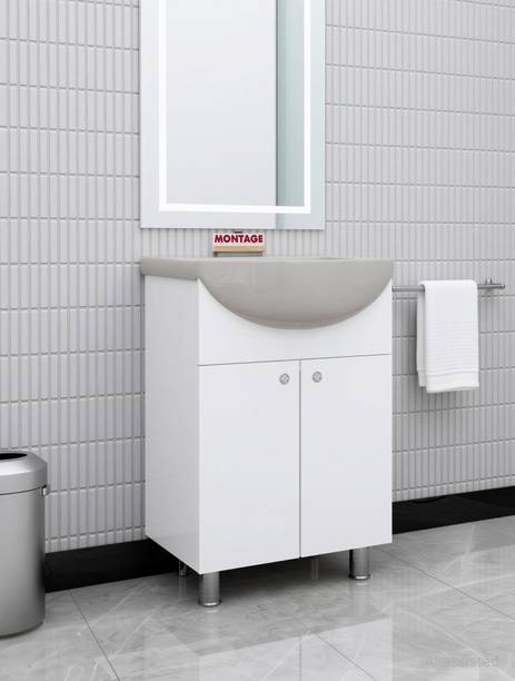 MONTAGE Wash Basin Vanity High Quality HDHMR Engineered Wood Wash Basin Cabinet DMS00088 Under Counter Basin