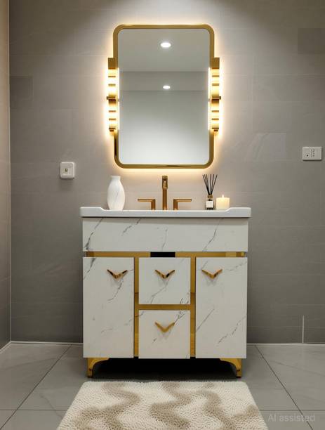 BOBBYEXPORT Multy storage 32" freestanding Wash Basin Vanity Cabinet For Bathroom BE3204 Table Top Basin