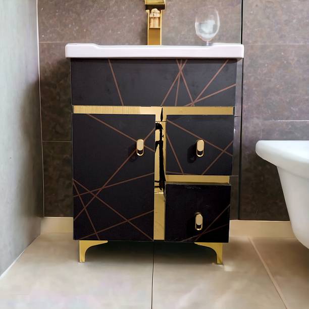 BOBBYEXPORT Gold premium 24" freestanding Wash Basin Vanity Cabinet For Bathroom BE03502 Table Top Basin