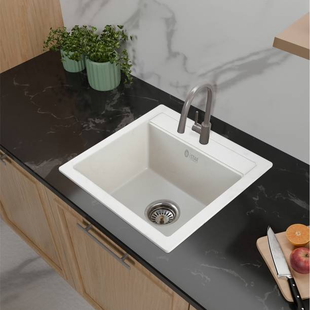 iSTAR Premium Luxury Sink for Modern Home & Kitchen (17” x 18” x 8”) with 10mm thickness Vessel Sink