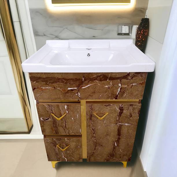 BOBBYEXPORT Gold premium 24" freestanding Wash Basin Vanity Cabinet For Bathroom BEPG6 Table Top Basin