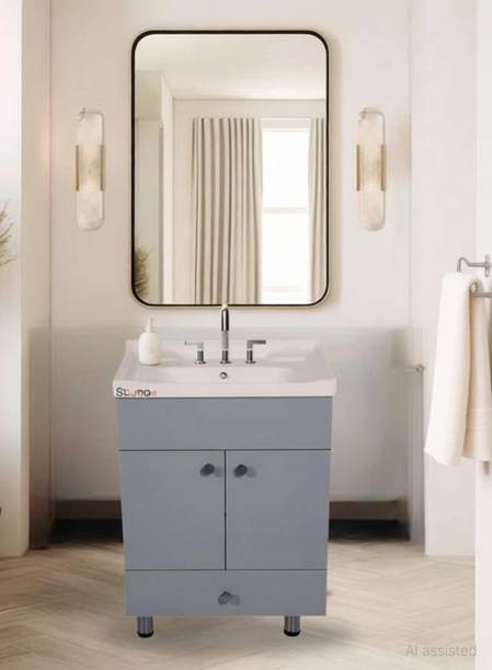 Stymax freestanding Wash Basin Vanity HDHMR Wood Wash Basin Cabinet v104 Table Top Basin