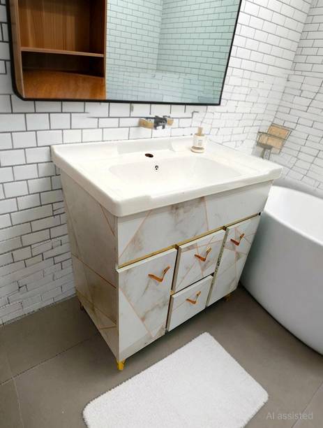 BEXPORT MULTY STORAGE 32" freestanding Wash Basin Vanity Cabinet For Bathroom BE3202 Table Top Basin