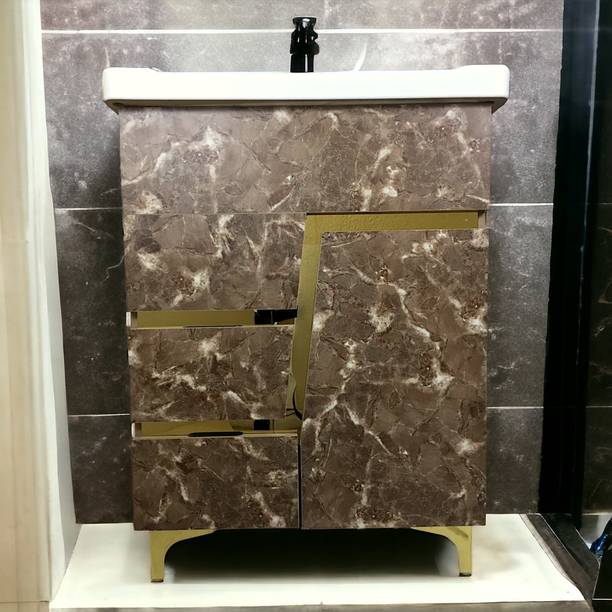 BOBBYEXPORT Z Gold Premium 24" freestanding Wash Basin Vanity HDHMR Cabinet For Bathroom BEZG3 Counter Top
