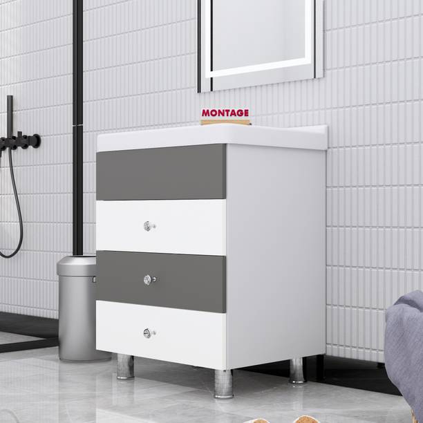 MONTAGE Wash Basin Vanity High Quality HDHMR Engineered Wood Cabinet DMS00055 Under Counter Basin