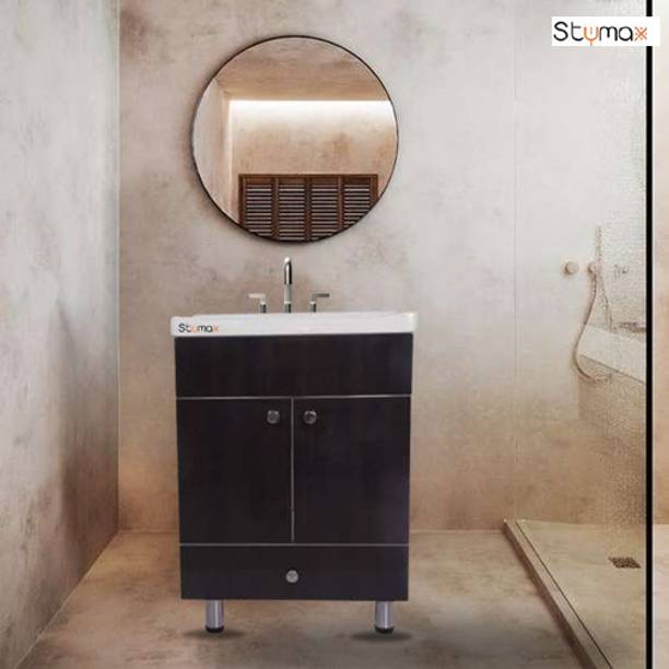 Stymax Vanity High Quality HDHMR Engineered Wood Wash Basin Cabinet STY0017 Table Top Basin