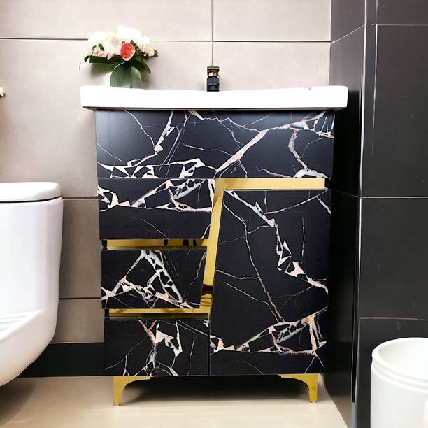 BOBBYEXPORT Z Gold Premium 24" freestanding Wash Basin Vanity HDHMR Cabinet For Bathroom BEZG6 Table Top Basin