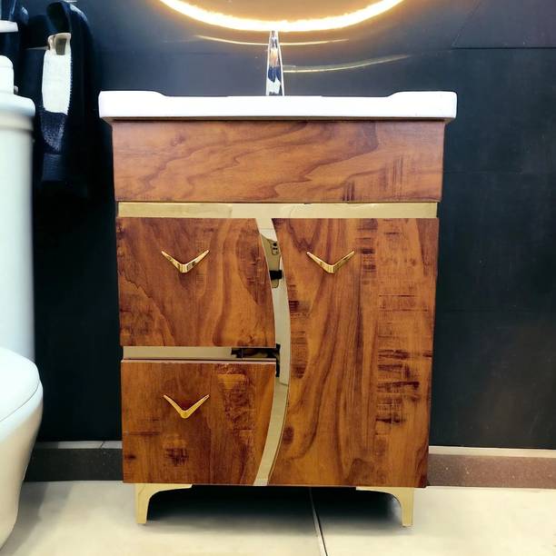 Clicebestix D Gold Premium 24" freestanding Wash Basin Vanity Cabinet For Bathroom BEGD01 Table Top Basin