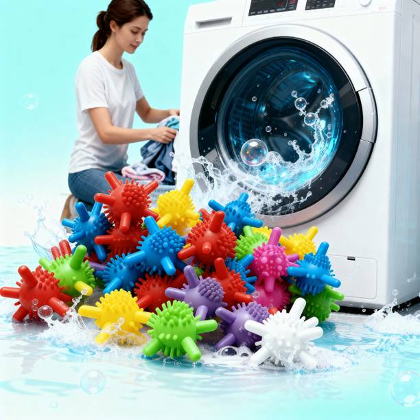 ALPHAPLUS 15Pc Laundry Washing Balls Detergent Bar