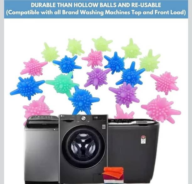 krishna polymers Silicone Washing Machine Ball, Reusable Corona Ball Detergent Bar Dishwash Bar