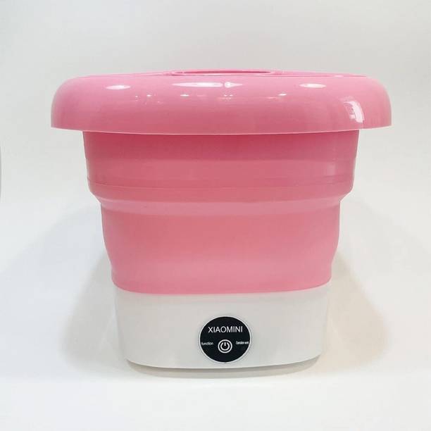 Xydrozen Small Foldable Bucket Washer for Baby Clothes, Underwear or Small Items Washing Machine Door Hinge