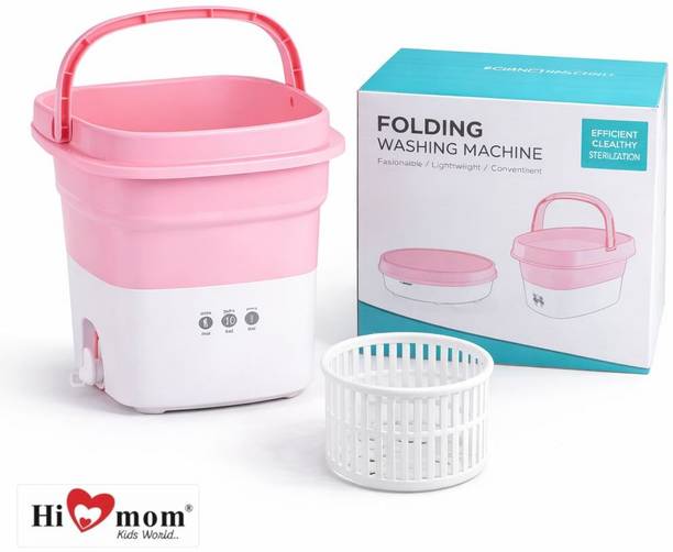 HI MOM Latest Portable Mini Washing Machine Foldable Bucket Washer Dryer with Modes, Washing Machine Door Hinge