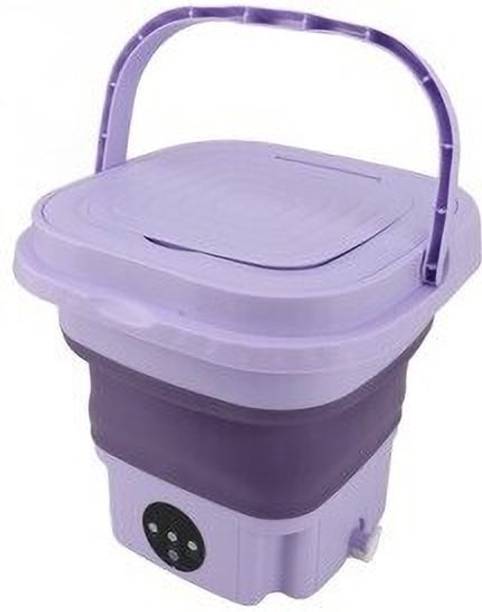 NUVIO Compact Foldable Washing Machine Automatic Washer with Drainage Pipe Washing Machine Door Hinge