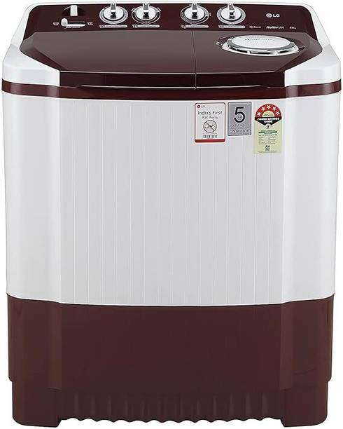 LG 8 kg Semi Automatic Top Load Washing Machine Maroon