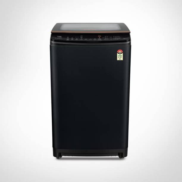 Voltas Beko by A Tata Product 6.5 kg with Inverter Fully Automatic Top Load Washing Machine Black
