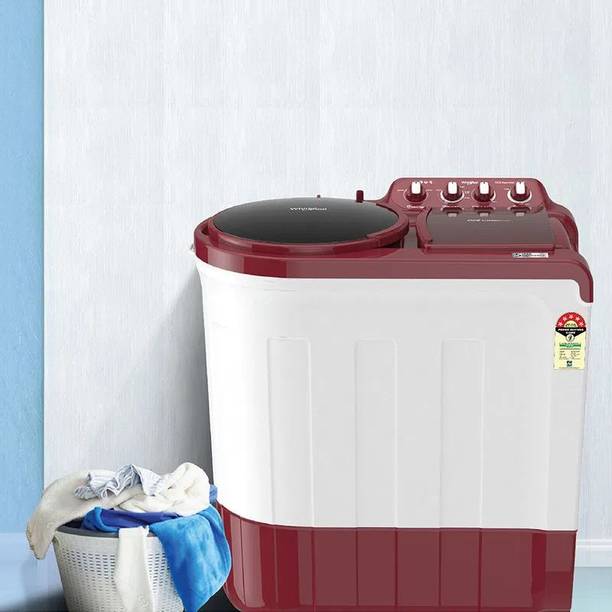 Whirlpool 8 kg Semi Automatic Top Load Washing Machine Red