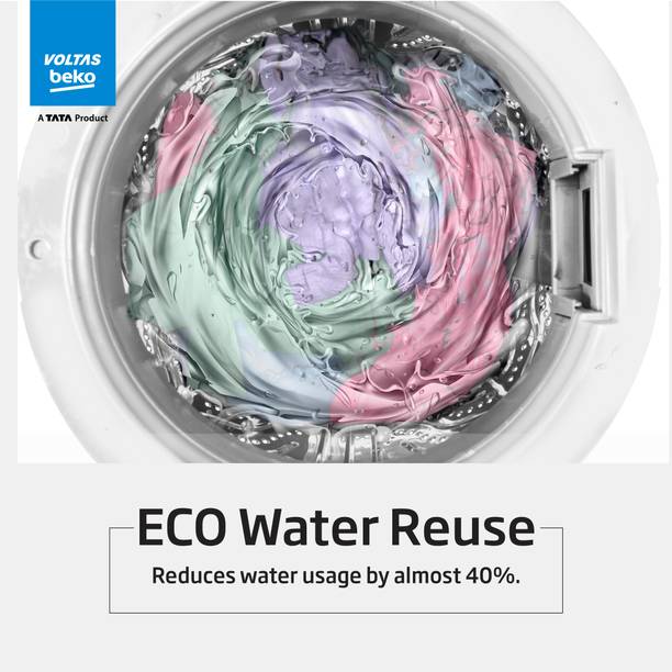 Voltas Beko 7 kg Fully Automatic Top Load Washing Machine Black  (WTL70UPGC/JPCPOD)