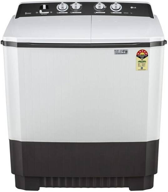 LG 7 kg Semi Automatic Top Load Washing Machine Grey, White