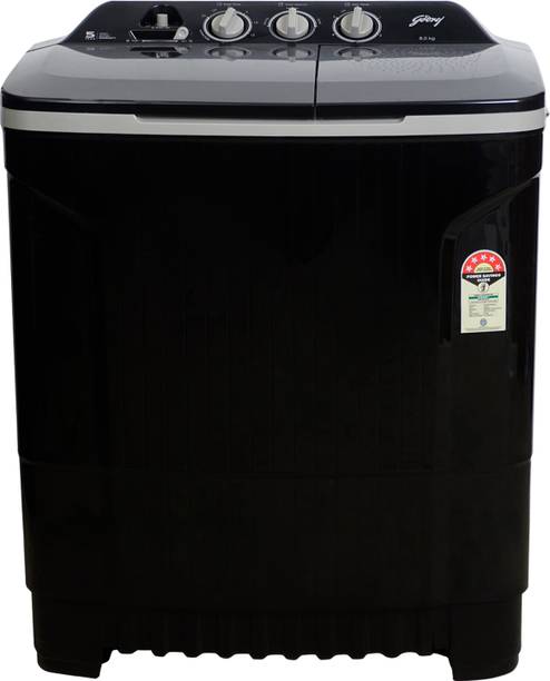 Godrej 8 kg Semi Automatic Top Load Washing Machine Black