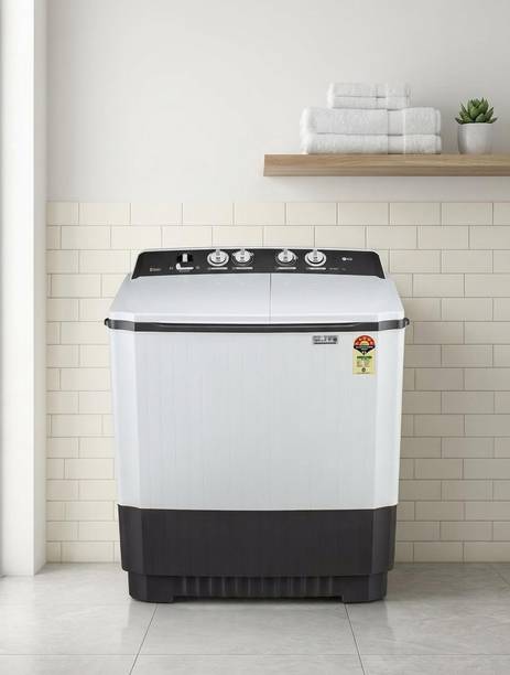LG 7 kg Semi Automatic Top Load Washing Machine Grey, White