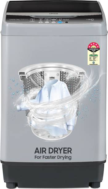 Onida 7 kg with One Touch Operations Fully Automatic Top Load Grey
