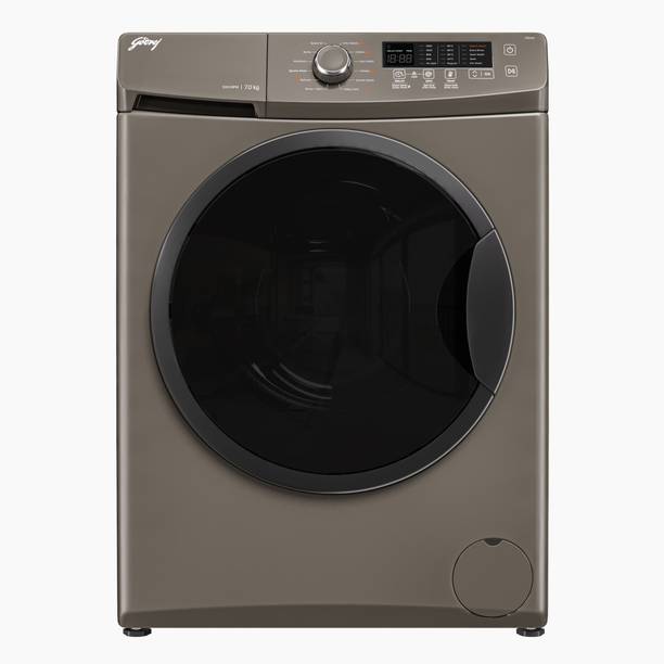 Godrej 7 kg Fully Automatic Front Load Washing Machine with In-built Heater Grey