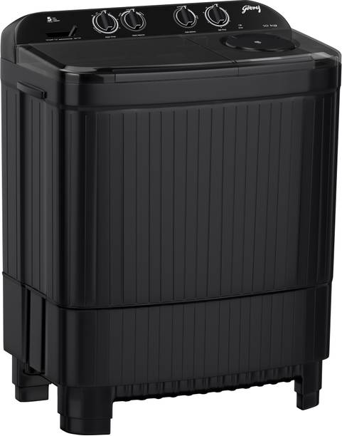 Godrej 10 kg Semi Automatic Top Load Washing Machine Black  (WSEDGE NEO 100 5.0 PB3 SLGR)