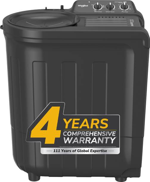 Whirlpool 7 kg 5 Star with Ace Wash Station, 1400 RPM Speed and Rust Proof Semi Automatic Top Load Washing Machine Grey