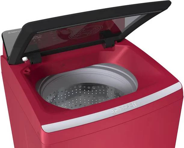 BOSCH 7 kg Fully Automatic Top Load Washing Machine with In-built Heater Red  (WOI705R0IN)