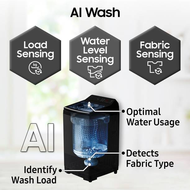 SAMSUNG 10 kg Fully Automatic Top Load Washing Machine Grey  (WA80F10E2LTL)