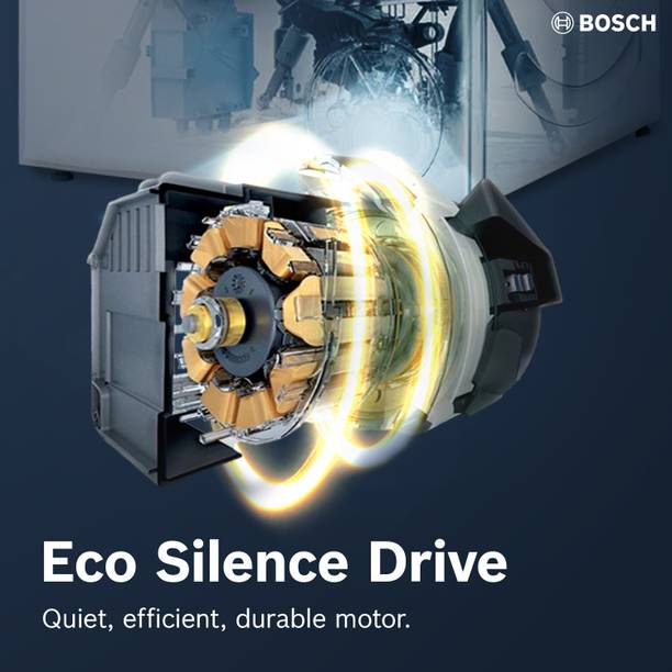BOSCH 9 kg Fully Automatic Front Load Washing Machine with In-built Heater Silver