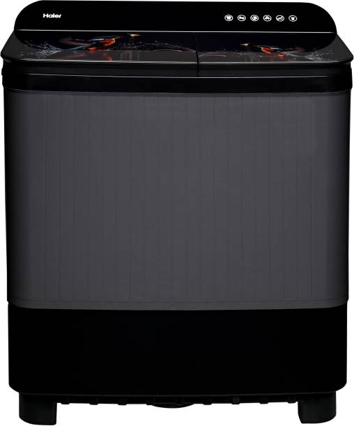 Haier 11 kg Semi Automatic Top Load Washing Machine with In-built Heater Black