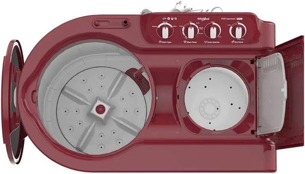 Whirlpool 8 kg Semi Automatic Top Load Washing Machine Red