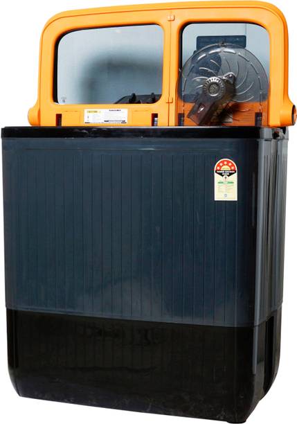 Lloyd 10 kg Semi Automatic Top Load Washing Machine Black  (GLWS105EPAVG)