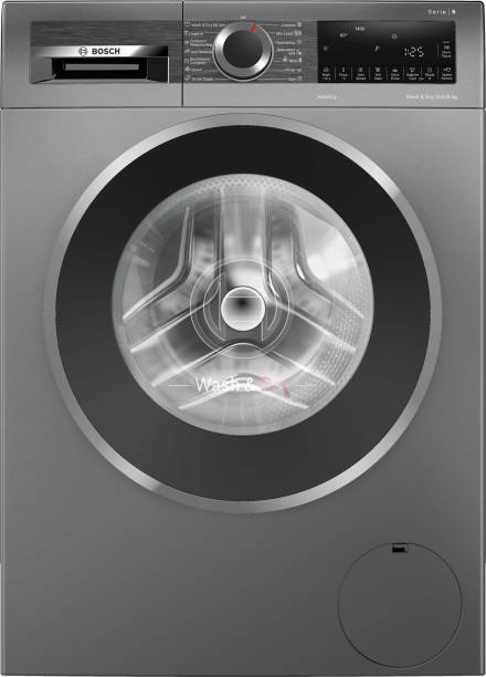 BOSCH 10.5/6 kg Washer with Dryer with In-built Heater Grey