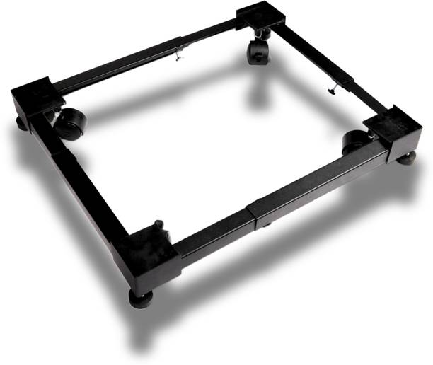 आरडी माउंट्स Heavy Duty Washing Machine Trolley Stand with Lock Wheels, Adjustable Height, Compatible with Front and Top Loader Washing Machine & Fridge - Fits All Brands वाशिंग मशीन ट्रॉली